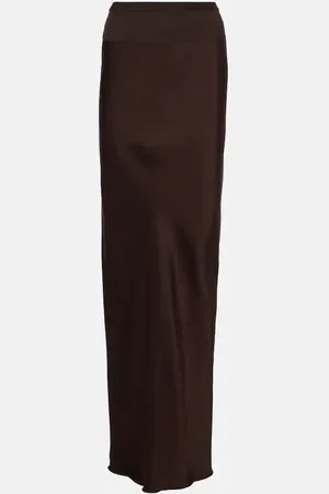 Rick Owens Maxirock aus Satin
