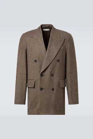 OUR LEGACY Blazer Sharp DB aus Leinen und Baumwolle