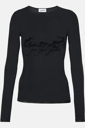 Jean Paul Gaultier Tattoo Collection Top aus Mesh