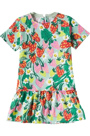 Stella McCartney Bedrucktes Kleid aus Baumwoll-Jersey