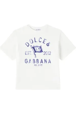 Dolce & Gabbana T-Shirt DG aus Baumwoll-Jersey
