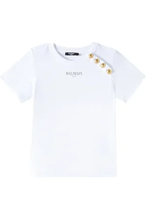 Balmain T-Shirt aus Baumwoll-Jersey