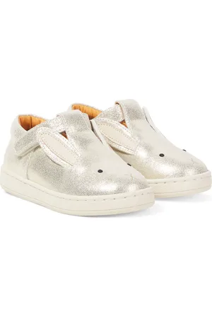 Donsje Slip-Ons Esterre aus Metallic-Leder