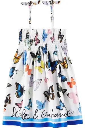 Dolce & Gabbana Bedrucktes Kleid aus Baumwolle