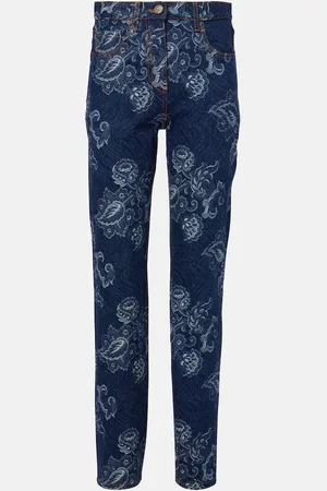 Etro Bedruckte Slim Jeans