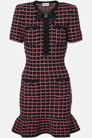Self-Portrait Minikleid aus Tweed