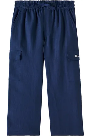 Dolce & Gabbana Bestickte Cargohose aus Leinen