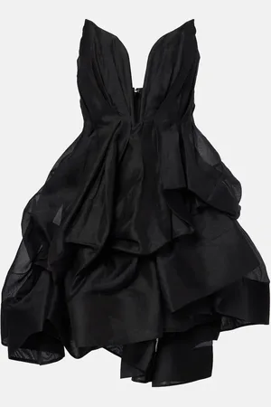 ZIMMERMANN Minikleid Illuminate aus Leinen und Seide
