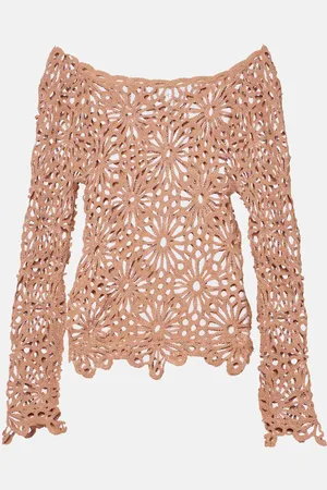 Norma Kamali Off-Shoulder-Top aus einem Baumwollgemisch