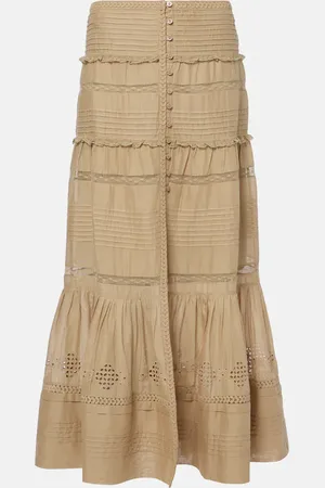 Marant Etoile Minirock Dusta aus Baumwolle mit Spitze