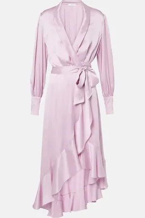 ZIMMERMANN Wickelkleid aus Seide