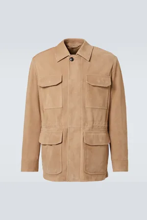 BRIONI Feldjacke aus Veloursleder