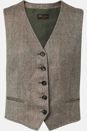 Loro Piana Weste Teodoro aus Leinen