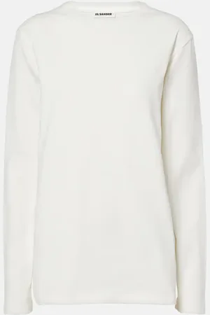 Jil Sander Longsleeve aus Baumwoll-Jersey