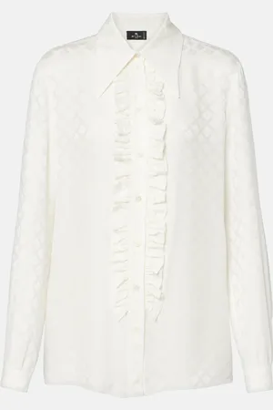 Etro Bluse aus einem Seidengemisch