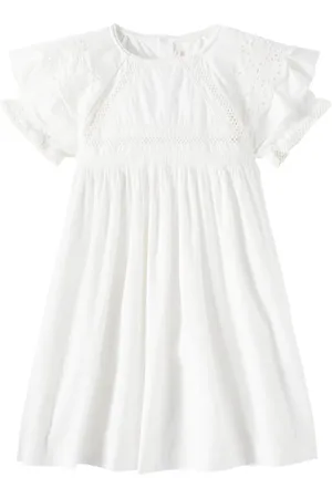 BONPOINT Kleid Elyne aus Baumwollpopeline