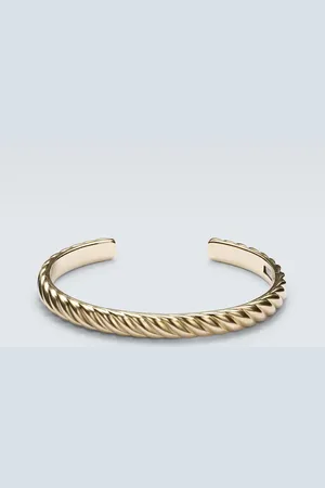 David Yurman Armreif Sculpted Cable aus 18kt Gelbgold