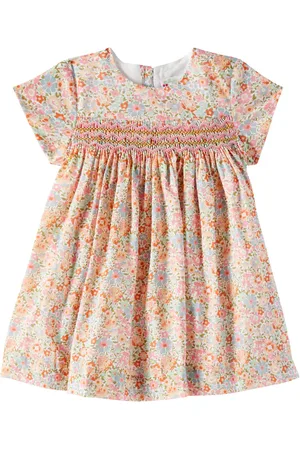 BONPOINT Baby Bedrucktes Kleid Maruska aus Baumwolle