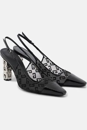 Givenchy Slingback-Pumps G Cube aus Mesh mit Leder