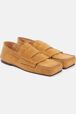 Jacquemus Loafers Carré aus Veloursleder