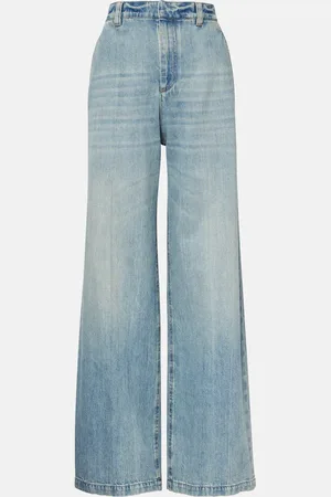 Brunello Cucinelli High-Rise Wide-Leg Jeans Low Slung