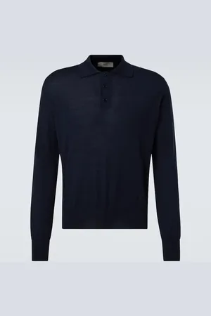 Ami Polopullover Ami de Cœur aus Wolle und Seide