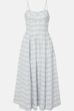 Simkhai Midikleid Kittiya aus Baumwolle