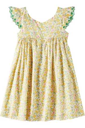 BONPOINT Bedrucktes Kleid Emina aus Baumwollpopeline
