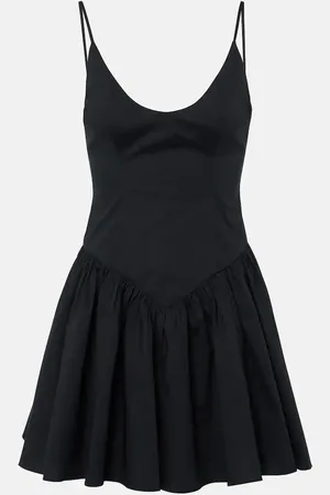 Staud Minikleid Dena aus Baumwollpopeline