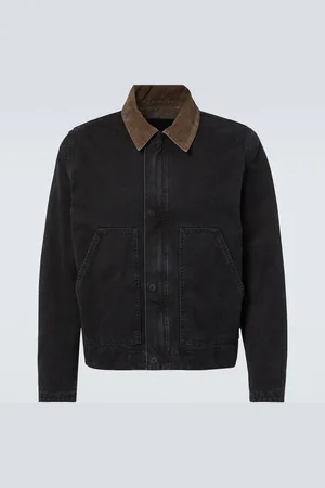 Saint Laurent Jacke aus Baumwoll-Canvas mit Cord