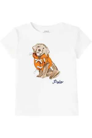 Ralph Lauren Bedrucktes T-Shirt aus Baumwoll-Jersey