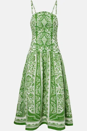 Farm Rio Bedrucktes Maxikleid aus Baumwolle