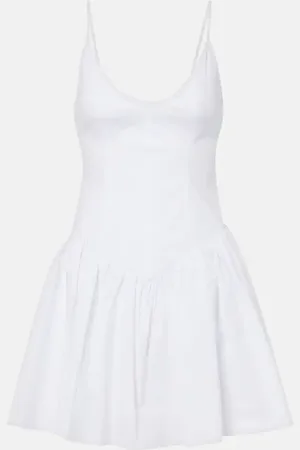 Staud Minikleid Phare aus Baumwollpopeline