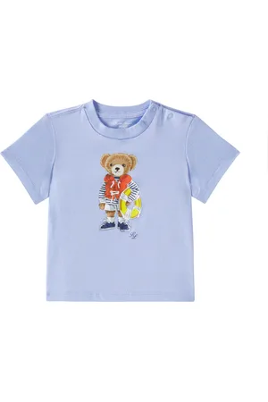 Ralph Lauren Baby T-Shirt Polo Bear aus Baumwoll-Jersey