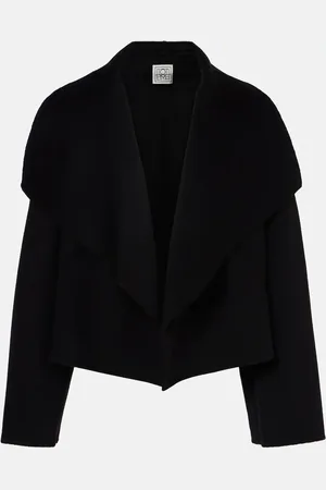 Totême Cropped-Jacke Signature aus Woll-Doublé