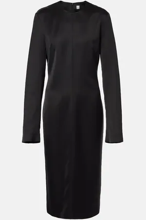 Totême Midikleid aus Satin
