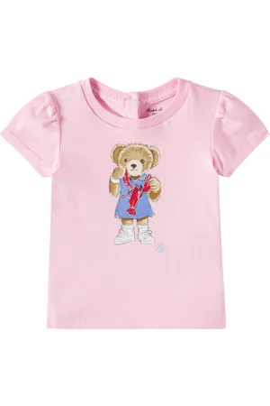 Ralph Lauren Baby T-Shirt Polo Bear aus Baumwoll-Jersey
