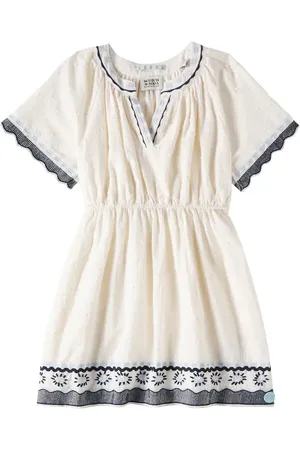 Scotch&Soda Besticktes Kleid aus Baumwolle