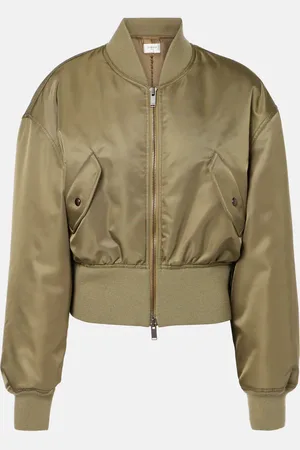 Saint Laurent Wattierte Bomberjacke