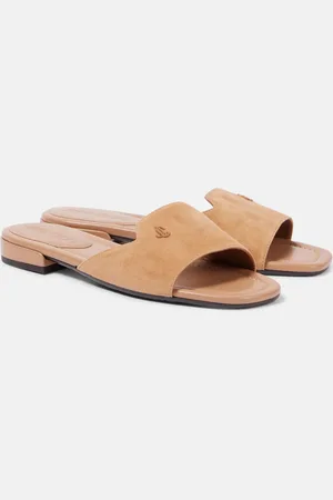 Jimmy Choo Pantoletten Dina aus Veloursleder