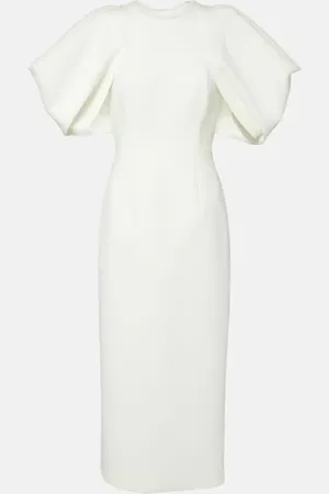 Roksanda Bridal Midikleid Calita aus Crêpe