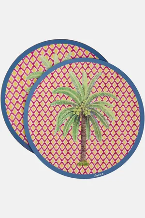 LISA CORTI Set Hima Palma aus zwei Tischsets