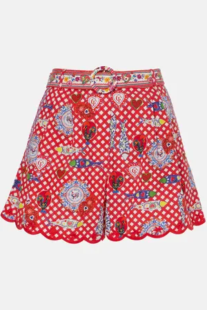 Camilla Bedruckte Shorts aus Baumwolle