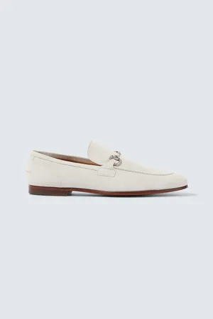 Gucci Loafers Jordaan Horsebit aus Veloursleder