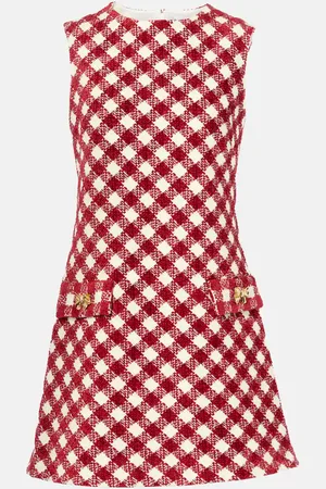 Oscar de la Renta Minikleid aus Tweed