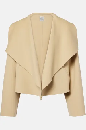 Totême Cropped-Jacke Signature aus Woll-Doublé