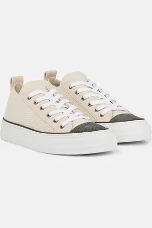 Brunello Cucinelli Sneakers Monili mit Veloursleder