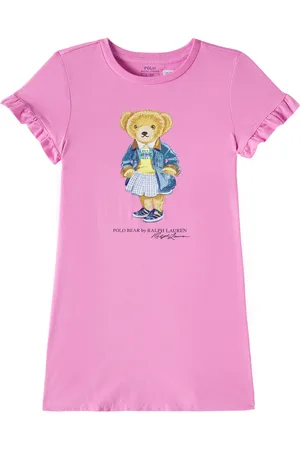 Ralph Lauren Kleid Polo Bear aus Baumwoll-Jersey