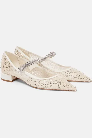 Jimmy Choo Pumps Bing mit Kristallen und Pailletten