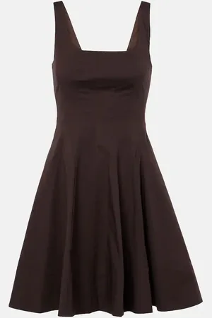 Staud Minikleid Wells aus Baumwolle